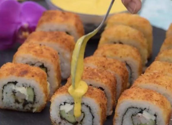 sushi empanizado